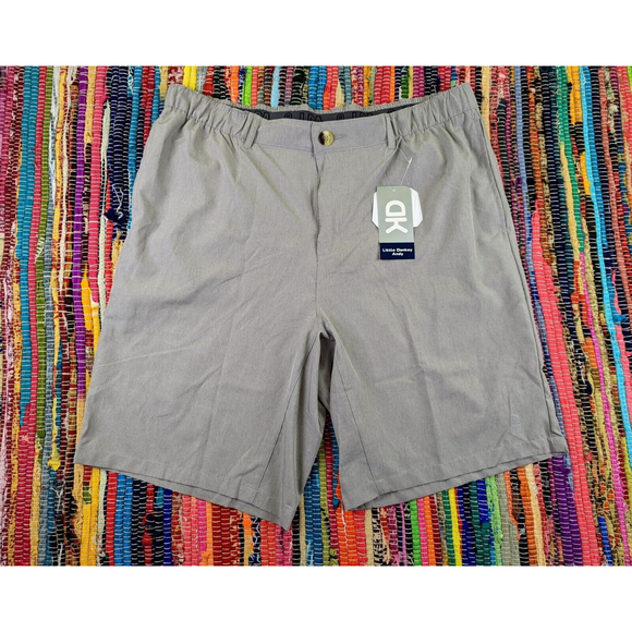 Little Donkey Andy Mens XXL 4 Way Stretch Drytech UPF 50+ Shorts Gray - Picture 1 of 12